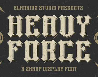 Heavy Force Font