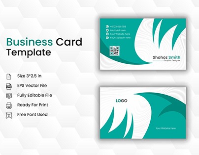 corporate Business card template Design