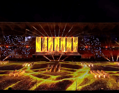 Video Mapping for Oran 2022 Mediterranean Games