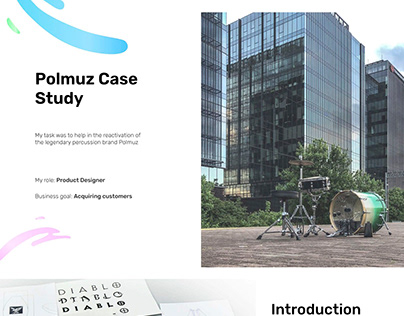Polmuz Drums - brand design case study