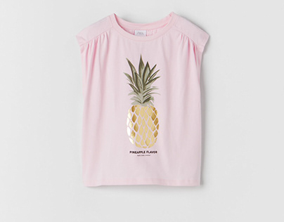 Pineapple print for Zara Kids India