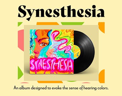 Synesthesia: Fictional Album Cover - Illustrated