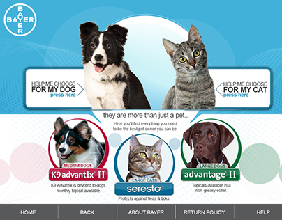 Bayer - Touchscreen Interface for Pet Products