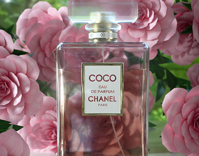 Coco Chanel Perfume CGI