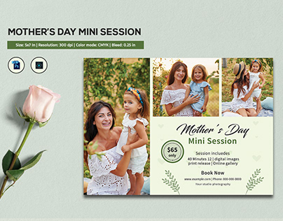 Mother's Day Mini Session Template