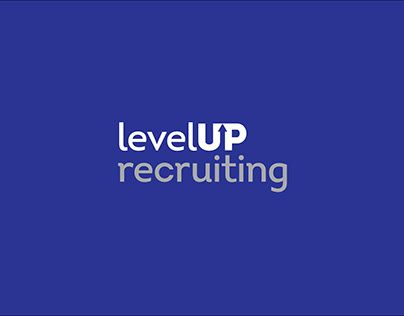 LevelUp Recruiting Logo and Bradning