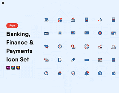 Free Icon Set - Banking, Finance, Payments