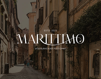 Логотип для ресторана MARITTIMO
