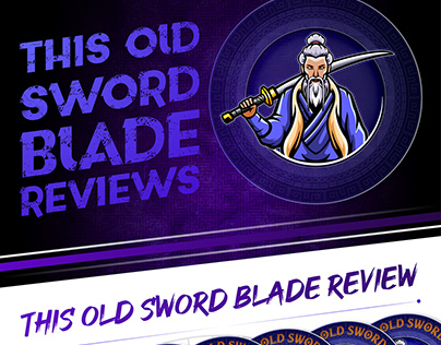 This old sword blade review | Logo Design