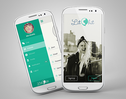 Litchit mobile app deisgn