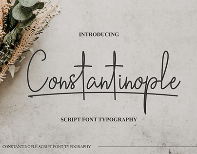 Constantinople Script Font