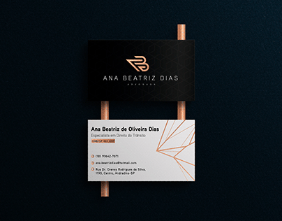 Ana Beatriz Dias Advogada - Logo + Cartão