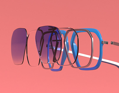 CGI Sunglasses - 3D Product Visualization
