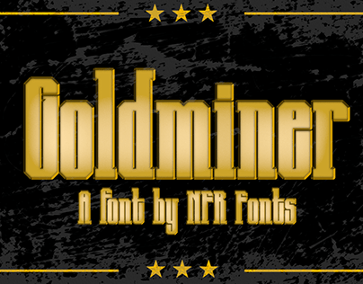 Goldminer Font