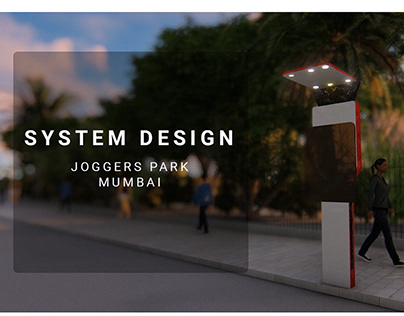 System design Joggers park 3D visualization