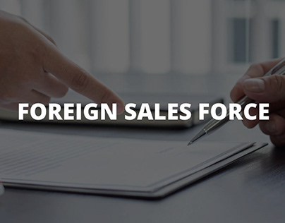 FCO GROUP - FOREIGN SALES FORCE