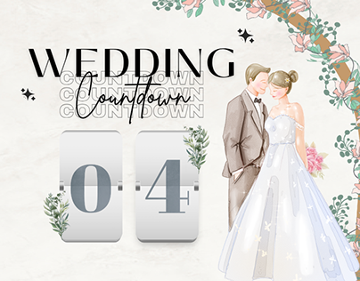 Wedding Countdown & Welcome Sign