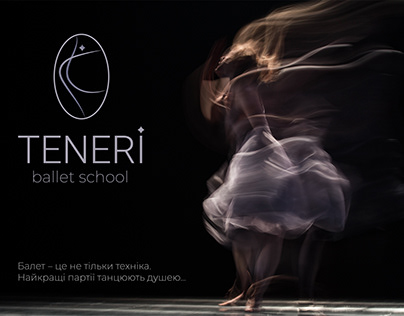 TENERI - logo and identity for a ballet studio