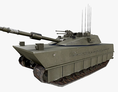 M1 Abrams Tank 3D Model