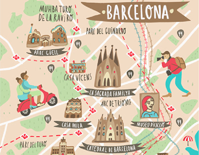 Map of Barcelona