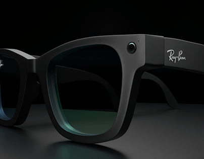RayBan Wayfarer Glasses 3D Model