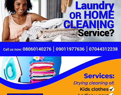 Laundry service ads