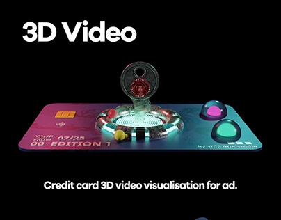 3D Video | Credit Card Visualization