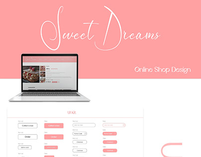 ''Sweet Dreams'' Online Shop Design