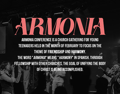Youth Conference Promotion - ARMONIA 2023