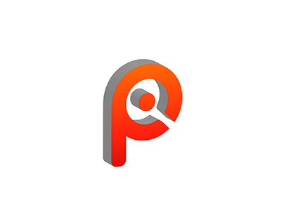 P+Search 3D Logo Design, 3d Logo Design, modern 3d logo
