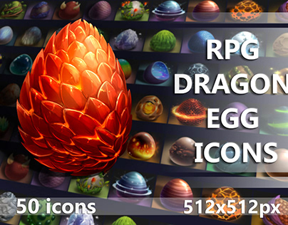 RPG Dragon Egg Icons