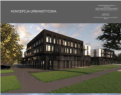 koncepcja urbanistyczna działki w Tarnowie