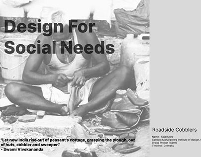 Design for Social Needs