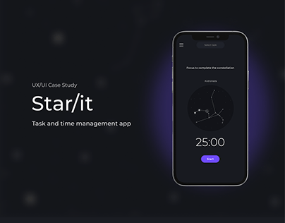 Star/it- Focus App UX/UI Case Study