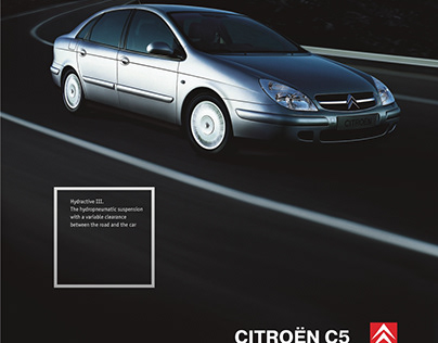 Citroen C5 advertising page
