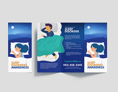 Sleep Disorder Awareness Trifold Brochure