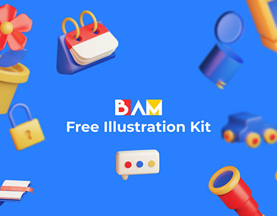 Free 3D Illustration Kit