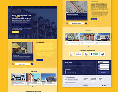 Christoph Dean Construction Web Design