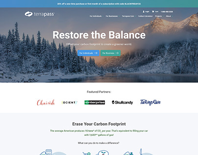 Terrapass homepage