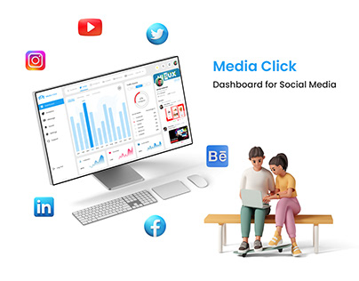 Media click Social Media Dashboard