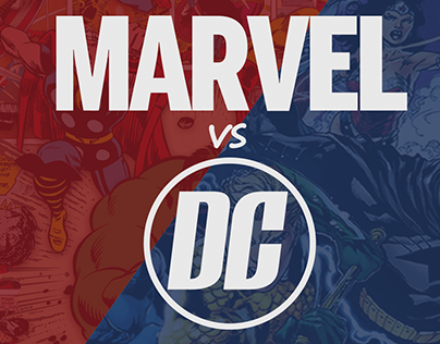 Marvel vs DC Poster.