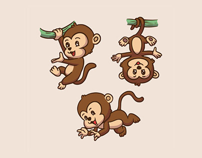 Dibujos para Colorear Monos