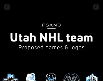 PSAND Utah NHL team - Proposed names & logos