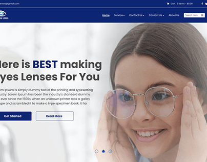 Eye Lens Website