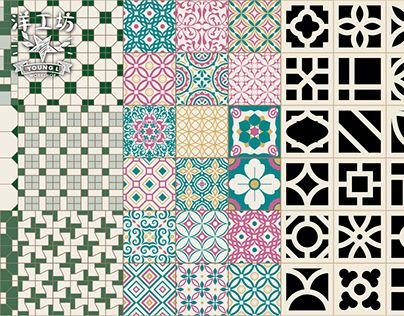 Nanyang Style Seamless Pattern Series