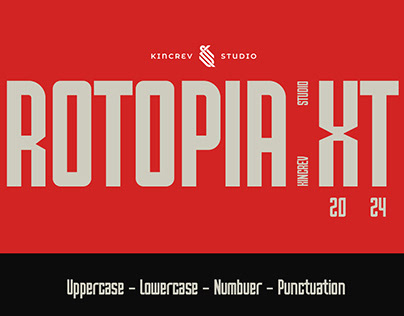 ROTOPIA XT - Sans Serif Font