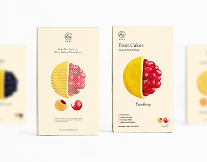 h& Fruit Cakes Packaging Design | h& 水果塔系列包裝設計