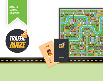 Traffic Maze | Board Game Design | Educational