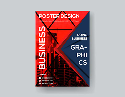 Modern Color Full Business Poster Design .