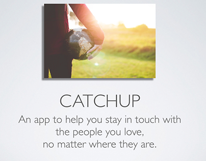 CatchUp App UX Presentation